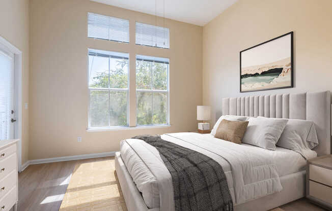 Bedroom with Hard Surface Flooring
