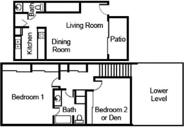 1 bed, 1.5 baths, 1,148 sqft, $3,583