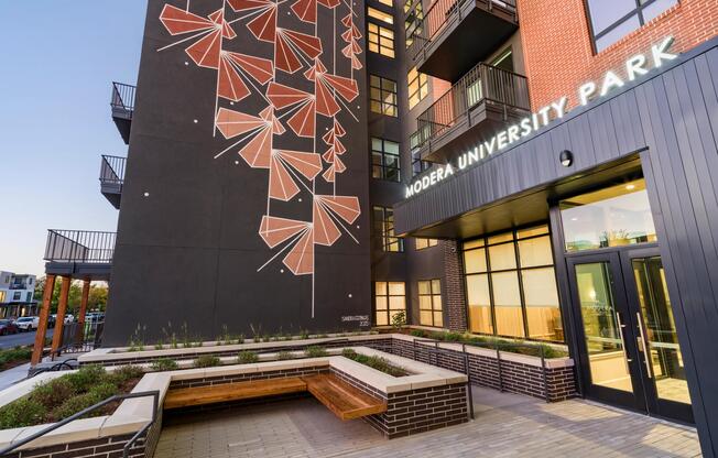 Art-forward architecture welcomes you home at Modera University Park, moments from the energy of Denver’s University Park neighborhood.
