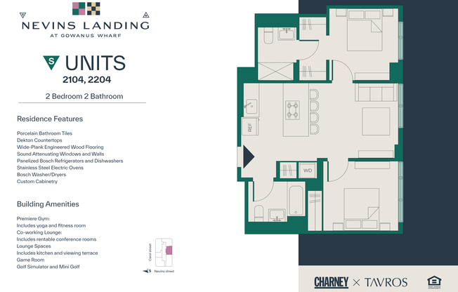 2 beds, 2 baths, $7,000, Unit 2204