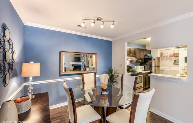 Separate Dining Area Off Breakfast Bar at Brittany Commons Apartments, Spotsylvania, Virginia