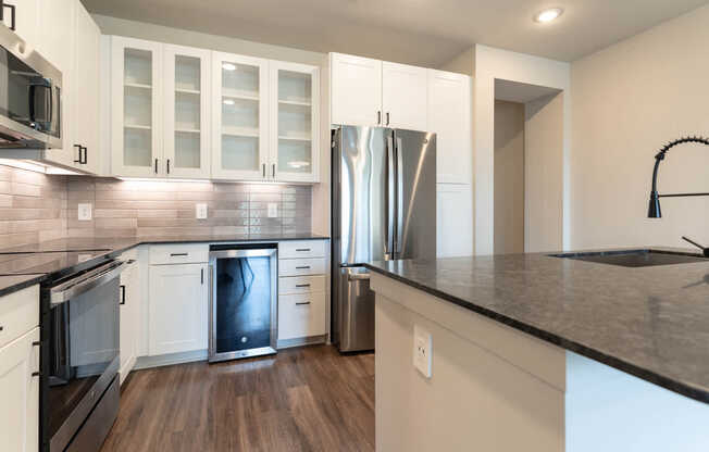 Kitchen with Stainless Steel Appliances