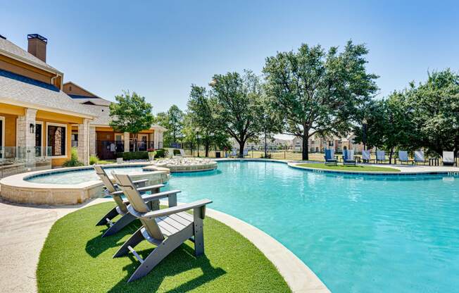 Invigorating Swimming Pool at Limestone Ranch, Lewisville, Texas