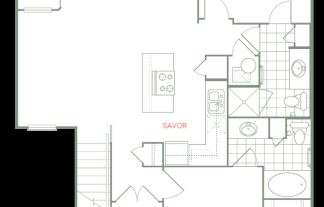 2 beds, 2 baths, 1,180 sqft, $2,197