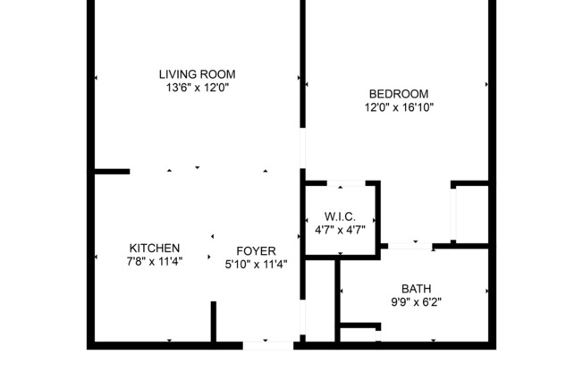 1 bed, 1 bath, 545 sqft, $1,060, Unit 117