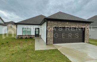 New Construction Home for Rent in Jasper, AL!!! Sign a 13 month lease by 4/30/24 to receive ONE MONTH free!