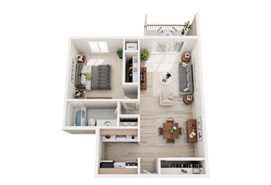 1 bed, 1 bath, 725 sqft, $1,075