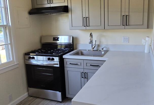 Newly renovated kitchen