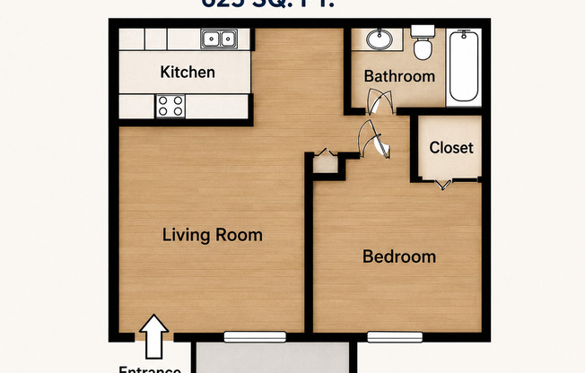 1 bed, 1 bath, $1,550, Unit 138