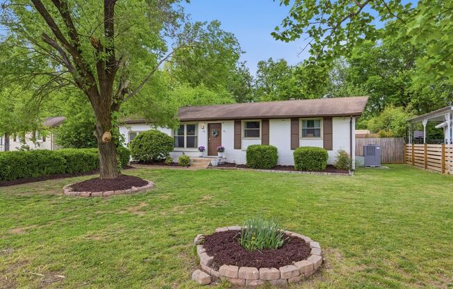 3 Bedroom/ 2 Bath Home, Fenced Yard, Covered Porch, Large Workshop/Storage Building, Small storage shed