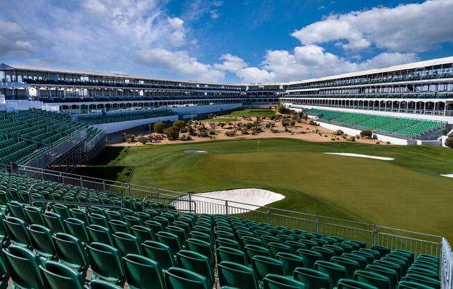 Feel the thrill at the legendary 16th Hole at TPC Scottsdale.