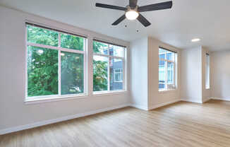 Living Room with Hard Surface Flooring