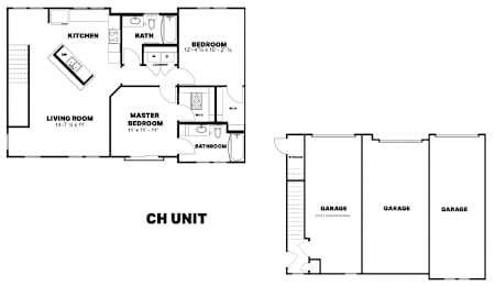 2 beds, 2 baths, 1,203 sqft, $2,430