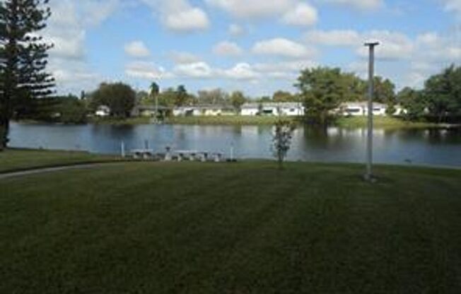Lakefront single family home in Lehigh Acres