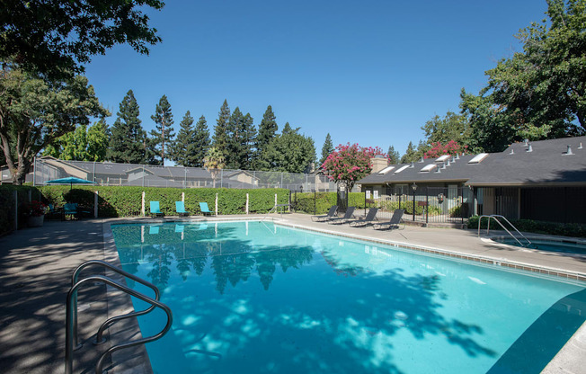 Delta Pointe swimming pool side view