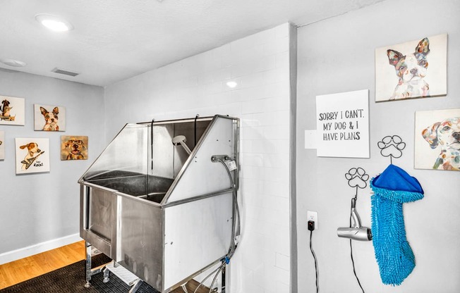 a bathroom with a tub and a shower in it