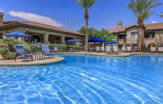 Swimming pool view at The Cantera by Picerne, Las Vegas, Nevada