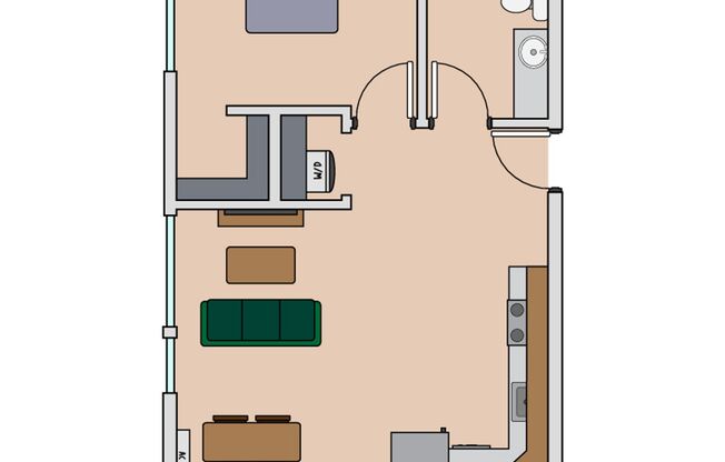 1 bed, 1 bath, 754 sqft, $1,149, Unit 615