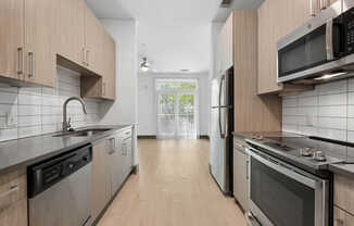 Kitchen with Stainless Steel Appliances