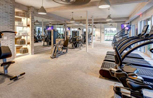 Two State-Of-The-Art Fitness Facility With Yoga And Strength Training at The Alden at Cedar Park, Texas