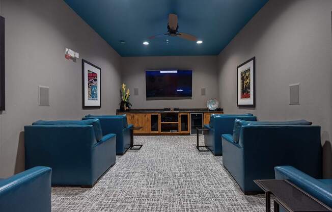 Media Lounge at Bridge at Southpark Meadows, Austin