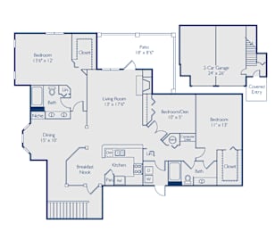 3 beds, 2 baths, 1,623 sqft, $2,065