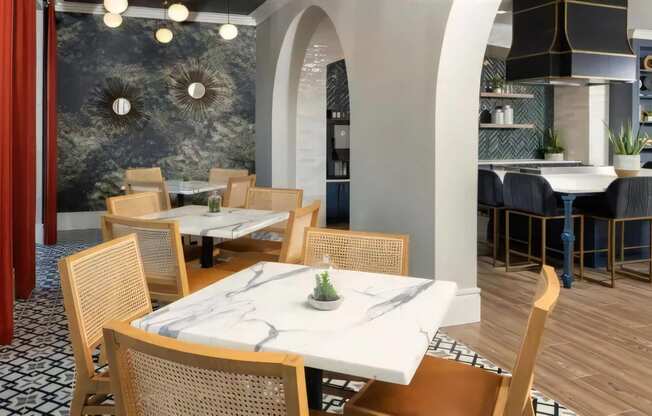 Broadstone Upper Westside Community Lobby Modern Welcome Lobby with Gathering Spaces