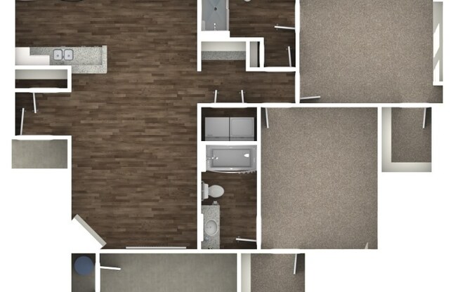 2 beds, 2 baths, 1,008 sqft, $1,785