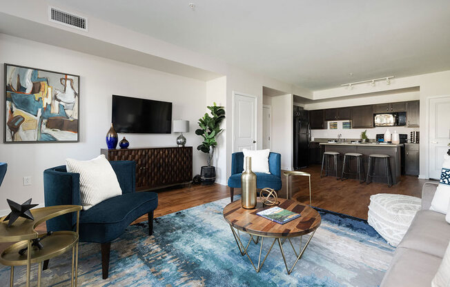 Living Room With Kitchen at Arbour Commons, Westminster, 80023