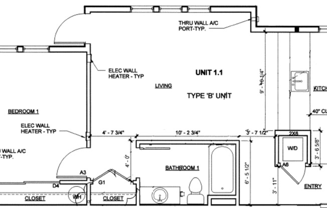 1 bed, 1 bath, 700 sqft, $1,549, Unit 398/101