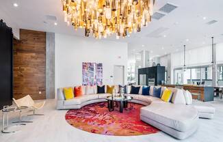 Living room with chandler at G12, Los Angeles, CA, 90015