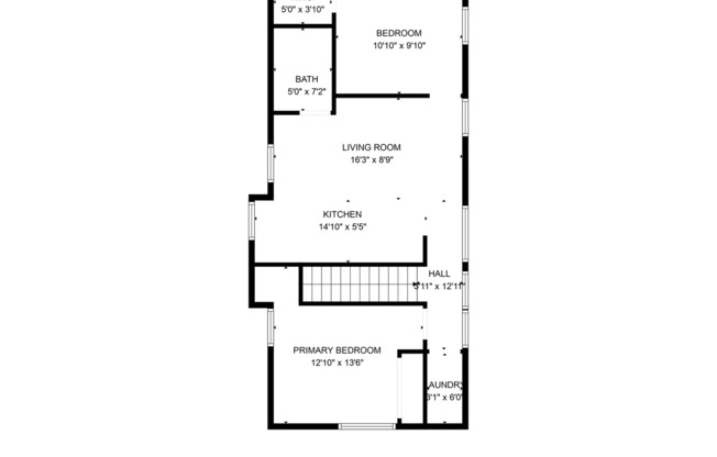 2 beds, 1 bath, 850 sqft, $1,999, Unit # C