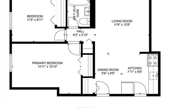 2 beds, 1 bath, 675 sqft, $2,295, Unit 5