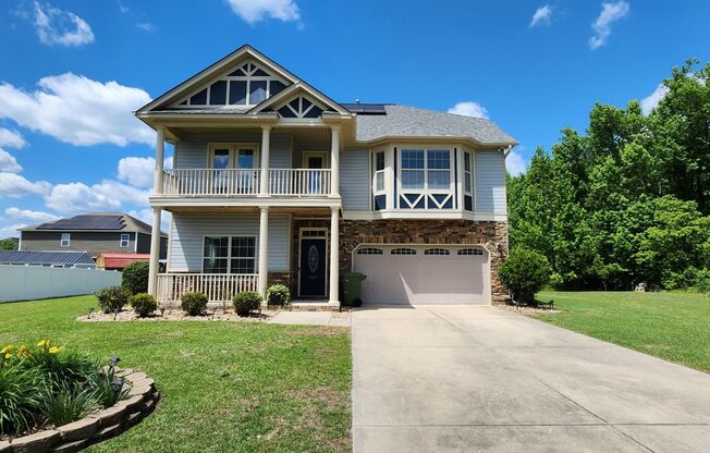 Available July 1st! Gorgeous home on a cul-de-sac - Front porch & balcony / covered backporch patio extensions