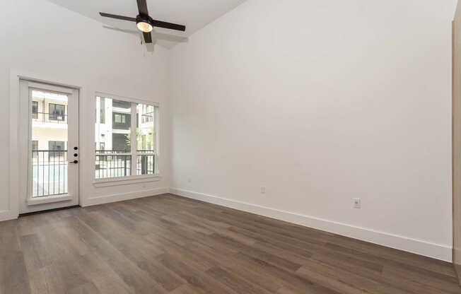 Living Room with Hard Surface Flooring