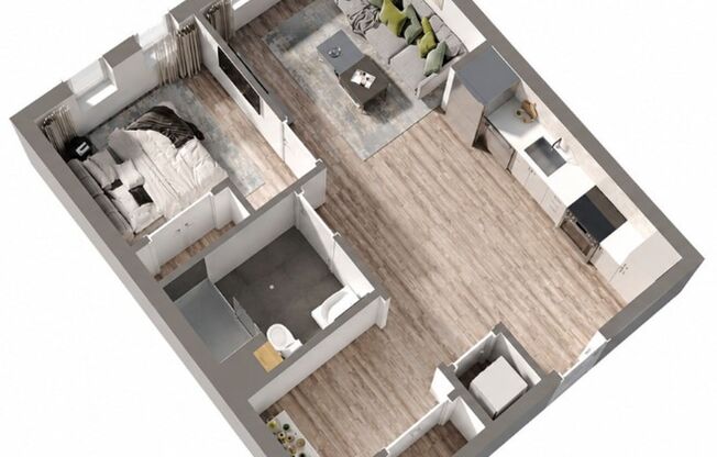 1 bed, 1 bath, 750 sqft, $2,825, Unit 309