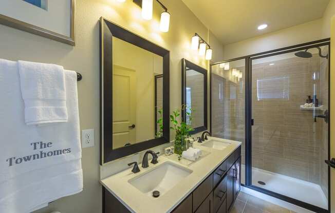 Bathroom  at Townhomes at Woodmill Creek, The Woodlands, TX