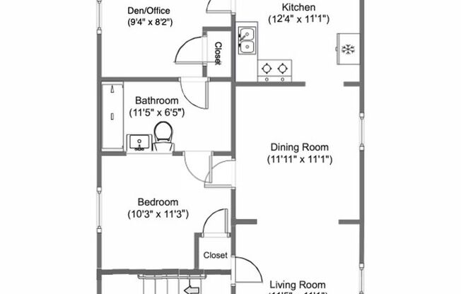 2 beds, 1 bath, 1,200 sqft, $1,595, Unit 02