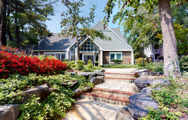 Walking Path to Leasing Office at Montclair Apartments, Maryland, 20904