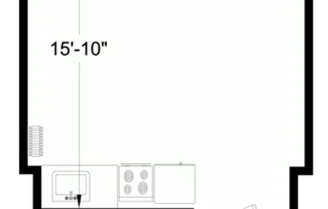 Studio, 1 bath, 160 sqft, $999