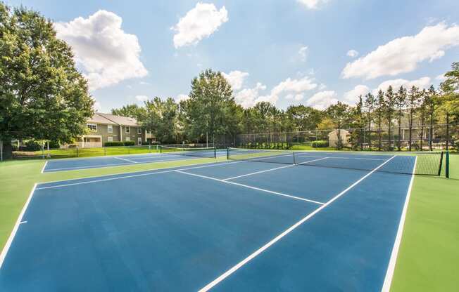 the tennis courts at Highland Ridge Apartments, Overland Park , 66210