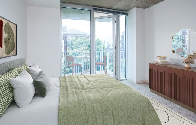 Bedroom with Balcony