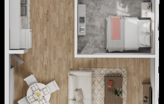 1 bed, 1 bath, 700 sqft, $995