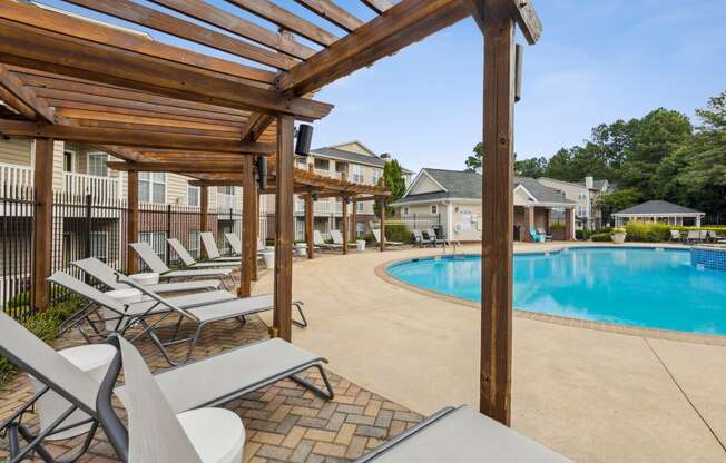 our apartments have a resort style swimming pool