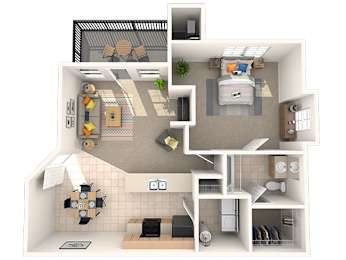 1 bed, 1 bath, 795 sqft, $1,147