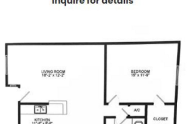 1 bed, 1 bath, 774 sqft, $1,375