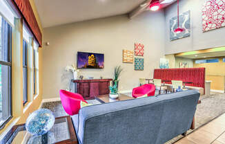 clubhouse seating area