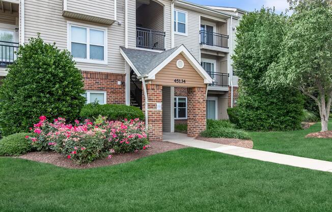 a large lawn in front of a house