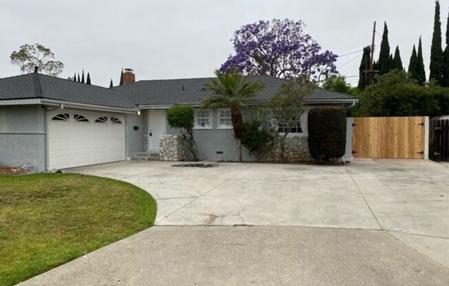 On Cul-De-Sac: Single Story Remodeled 3 Bedroom 2 Bath Home,