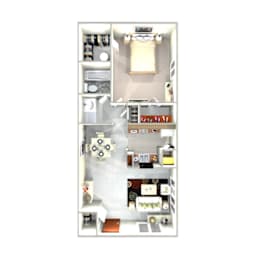 1 bed, 1 bath, 694 sqft, $1,199